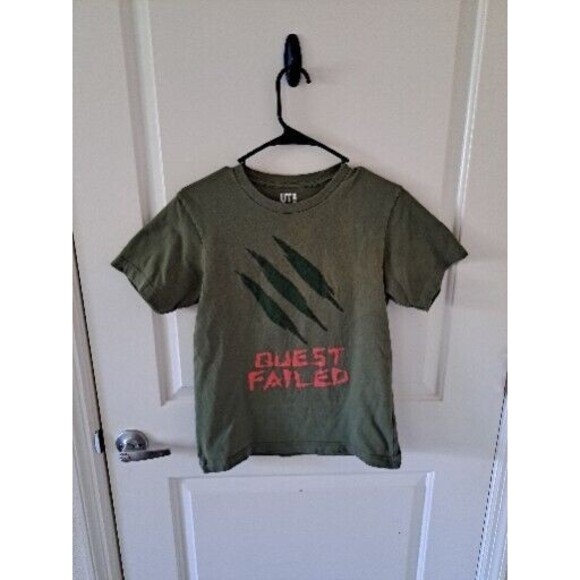 Monster Hunter T-Shirt Mens XS Quest Failed Short Sleeve Capcom Uniqlo Tee - Picture 1 of 6